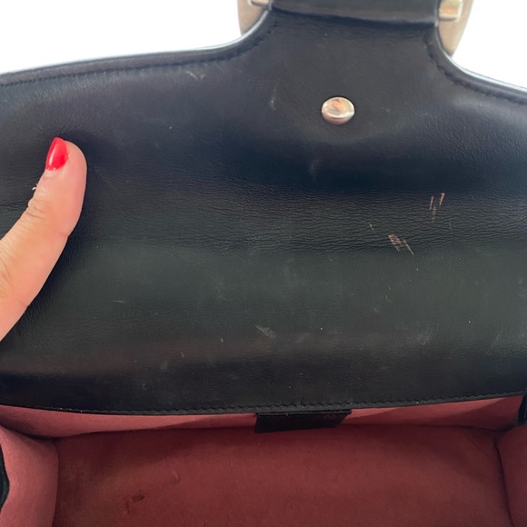 GUCCI BLACK SATIN & CRYSTAL SMALL DIONYSUS SHOULDER BAG - Picture 8 of 8